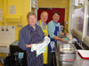 Rotarians preparing lunches on Christmas Day. Click to enlarge.